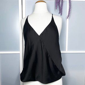 Streetwear Society Flowly Flared Black Tank Top